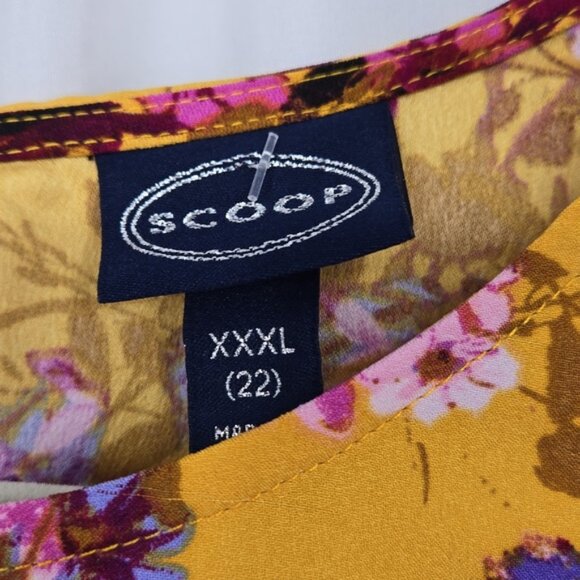 Scoop Yellow Floral Maxi Dress - Picture 4 of 10
